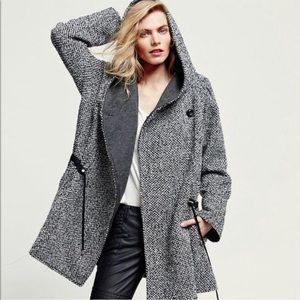 Free People Satellite Jacket Swing Coat Tweed XS